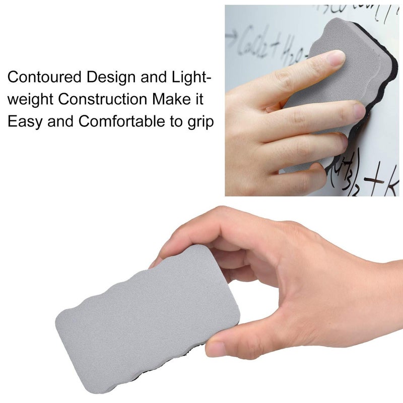 Browill [3 Pack] Dry Erase Erasers, Browill Washable Smudge Free Magnetic Whiteboard Eraser Kits for Kids Students, Home Office School for Cleaning Dry Erase Markers on Glassboard Refrigerator - Image 5